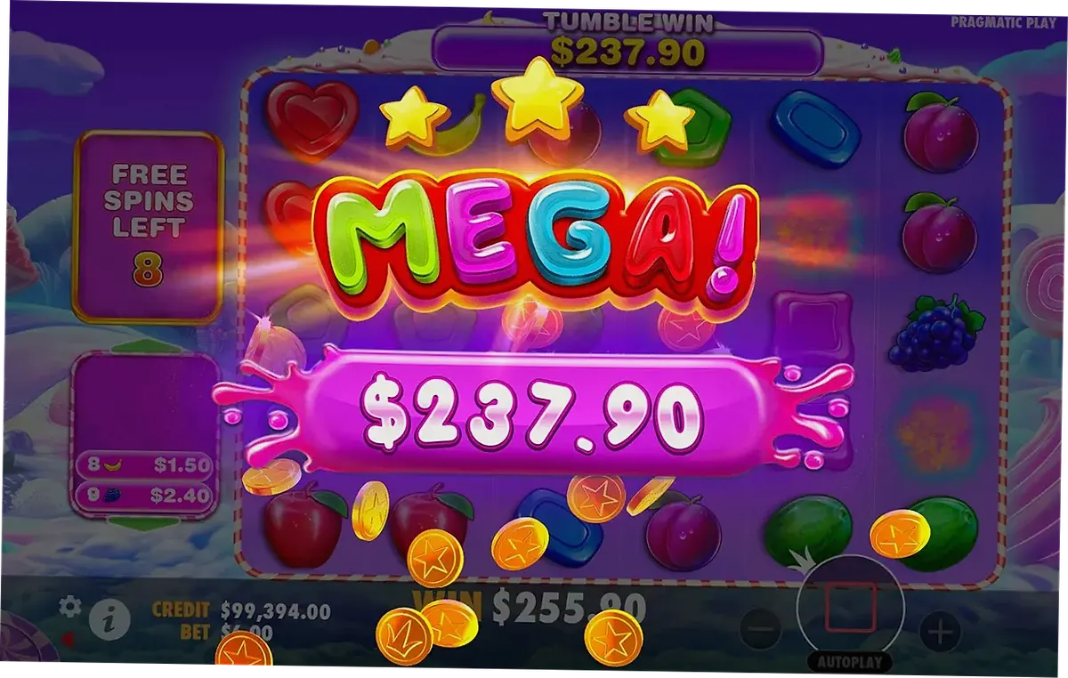 Sweet Bonanza 1000 mega win with high multiplier bombs